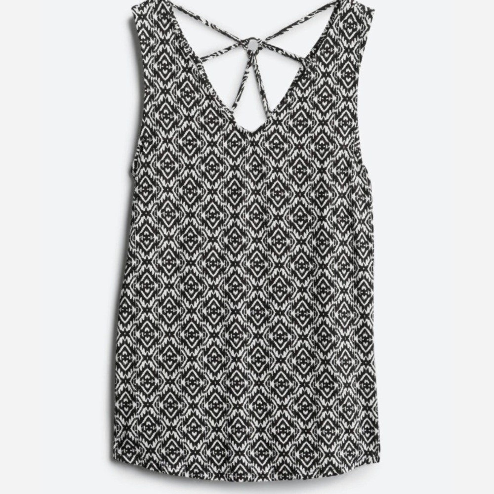 Papermoon detailed back sleeveless top